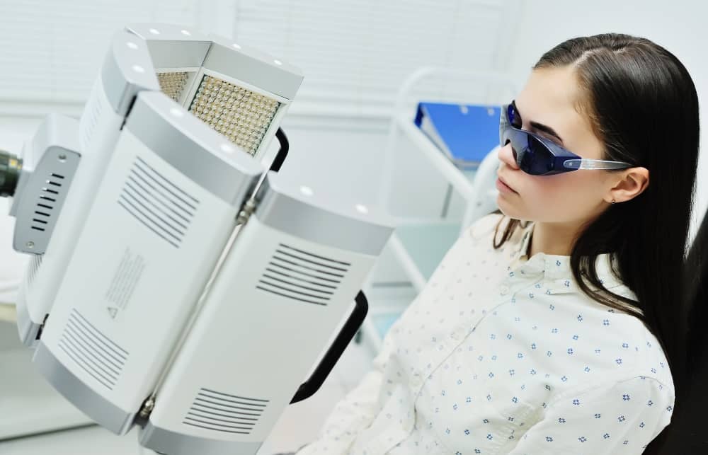 There is virtually no sensation during a Light Therapy treatment.